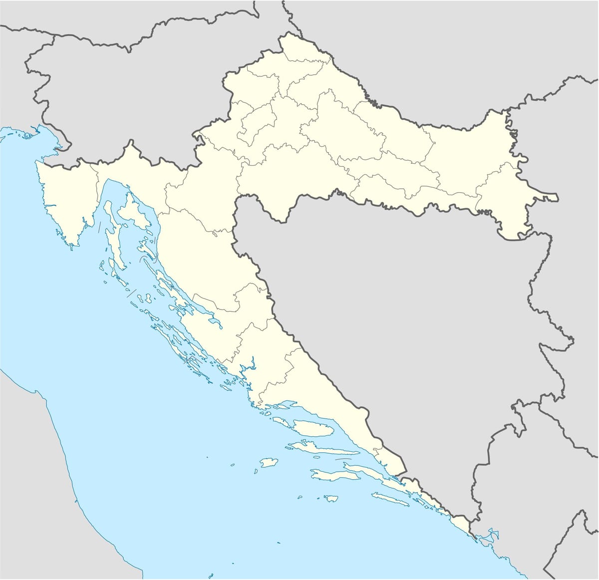 mapa kroazia offline
