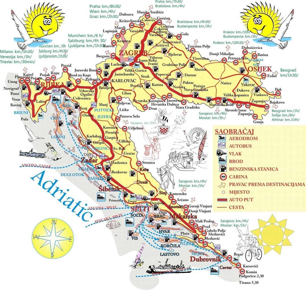kroazia opor helmuga mapa