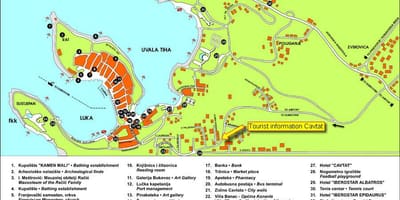 Mapa cavtat kroazia 