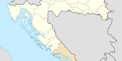 Mapa dalmatia kroazia 