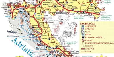 Kroazia opor helmuga mapa