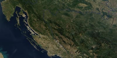 Mapa satelite kroazia