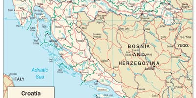 Mapa lidl kroazia