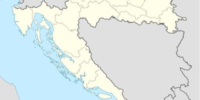 Kroazia kokapena mapa