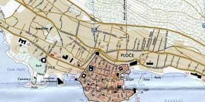 Mapa rijeka kroazia